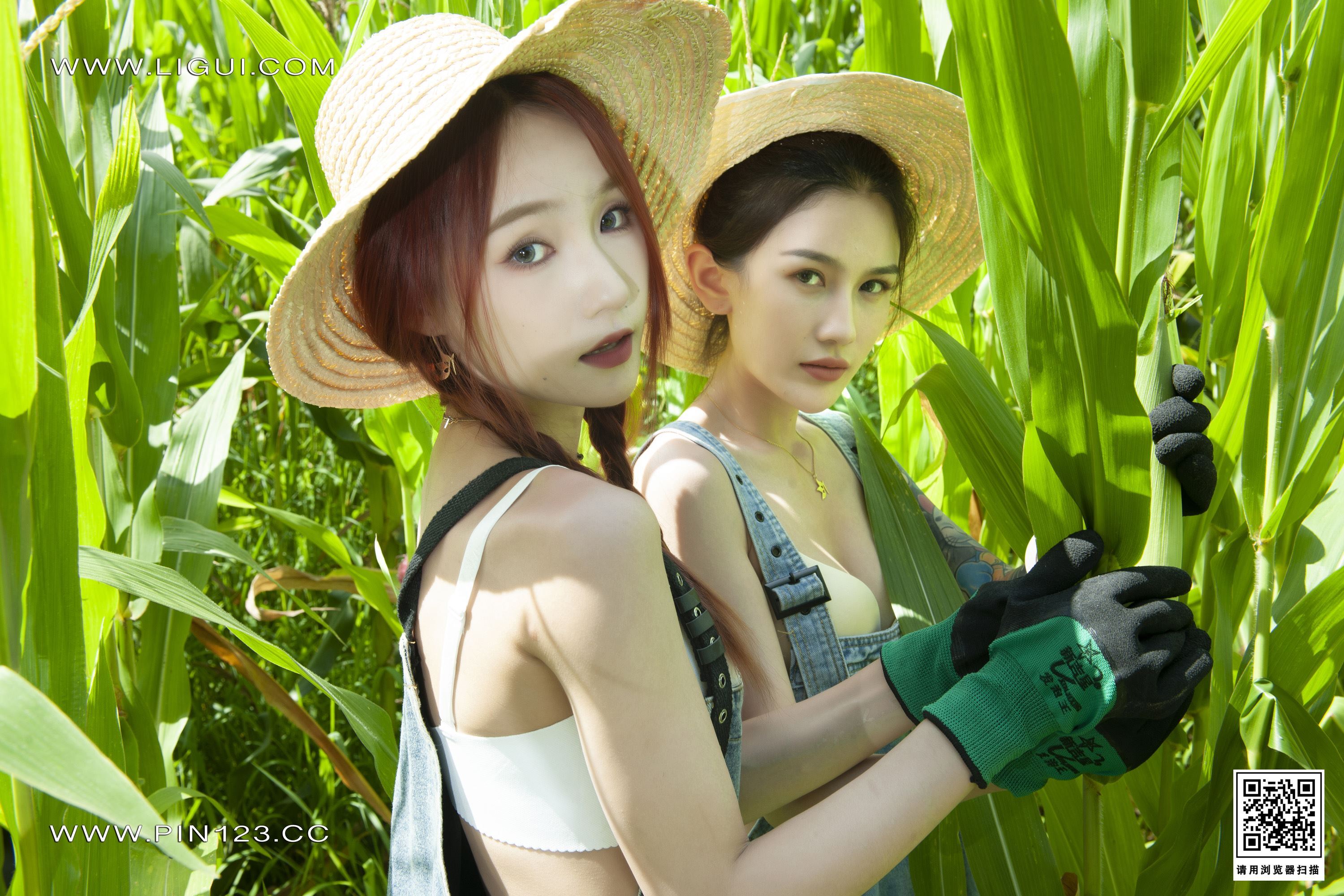 Ligui丽柜 2022.08.04 七夕-田园春色 甜甜&心心